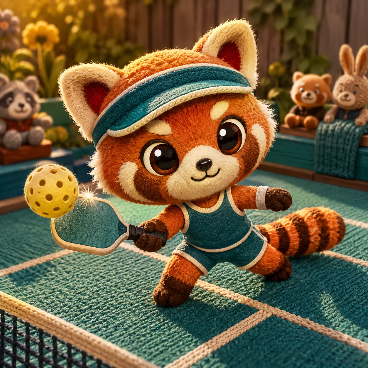 Red panda pickleball captain