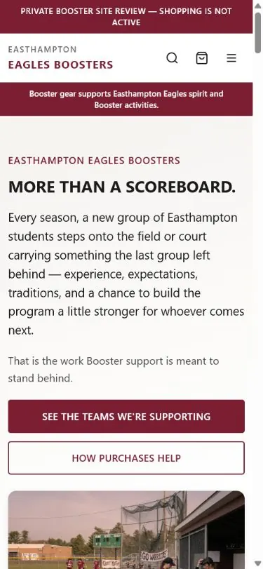 Eagles Boosters mobile home